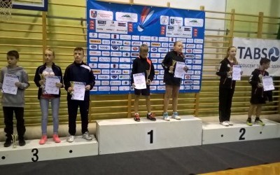 Pierwsze medale młodzików młodszych ze Spartakusa na Ogólnopolskich Turniejach Badmintona
